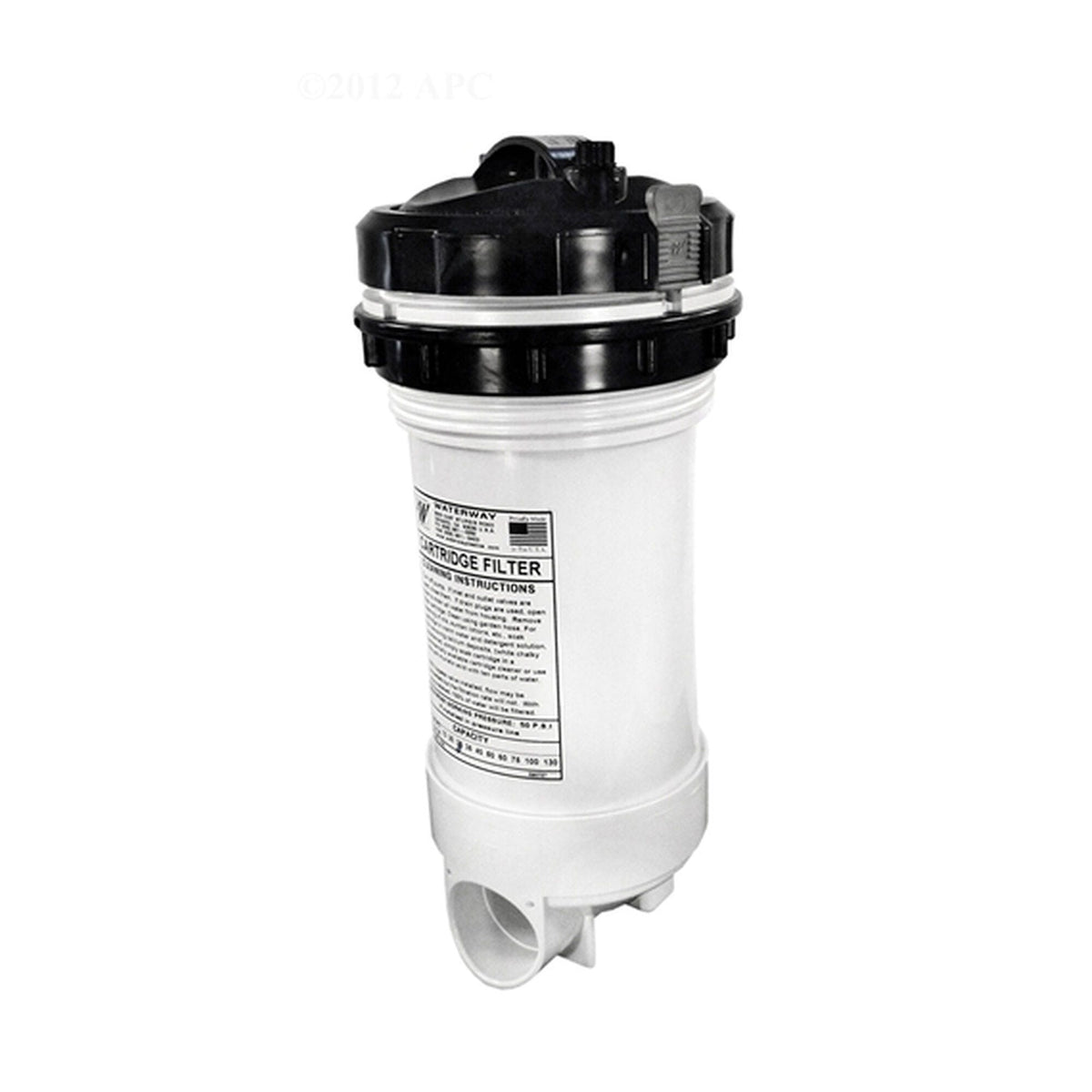 25 Sq. Ft. Cartridge w/Bypass & 10, 2" Top Load : 502-2550