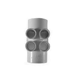 Manifold, PVC, Waterway, 2"S x 2"S x 4 3/4"S Ports : 672-4210