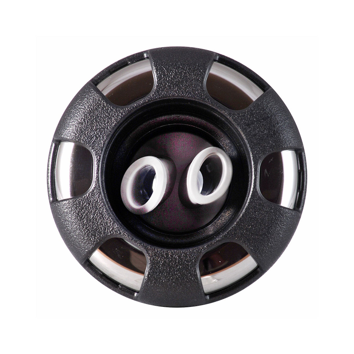 Jet Internal, Waterway Poly Storm, Dual Rotating, 3-3/8" Face, 6-Spoke, Dark Silver/Sterling Silver : 212-8589DSGSSS