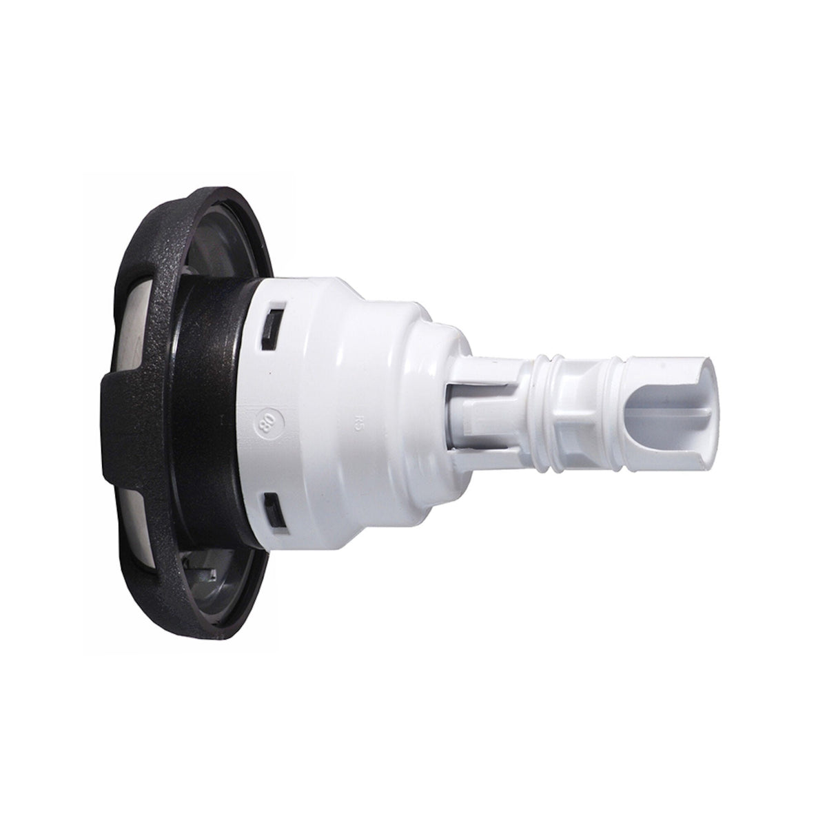 Jet Internal, Waterway Poly Storm, Dual Rotating, 3-3/8" Face, 6-Spoke, Dark Silver/Sterling Silver : 212-8589DSGSSS