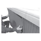 Flexible Spa Panel Kit, Espresso, Fits Spas Up To 96" x 96" : FSP-E