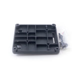 Base, Pump Mount, Waterway, Universal EZ Front Load Lock, 9" x 9" : 672-1160