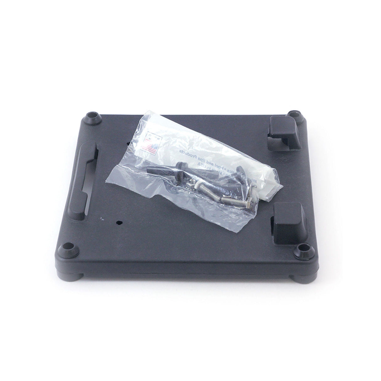 Base, Pump Mount, Waterway, Universal EZ Front Load Lock, 9" x 9" : 672-1160