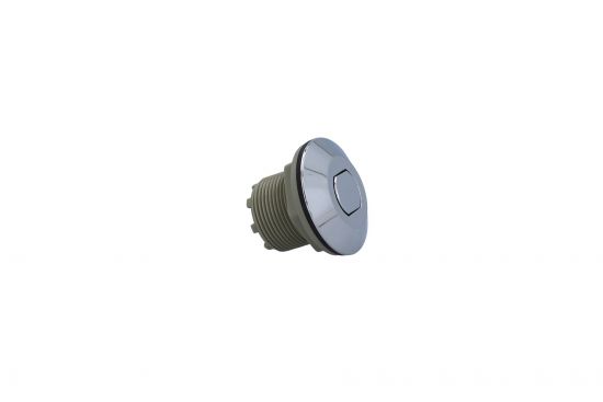 Air Button, Presair, Flat, Chrome : B225CF