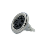 Jet Internal, CMP Hurricane 500, Twin Spin, 5" Face, Smooth, Graphite Gray w/ Stainless Escutcheon : 23552-042-000