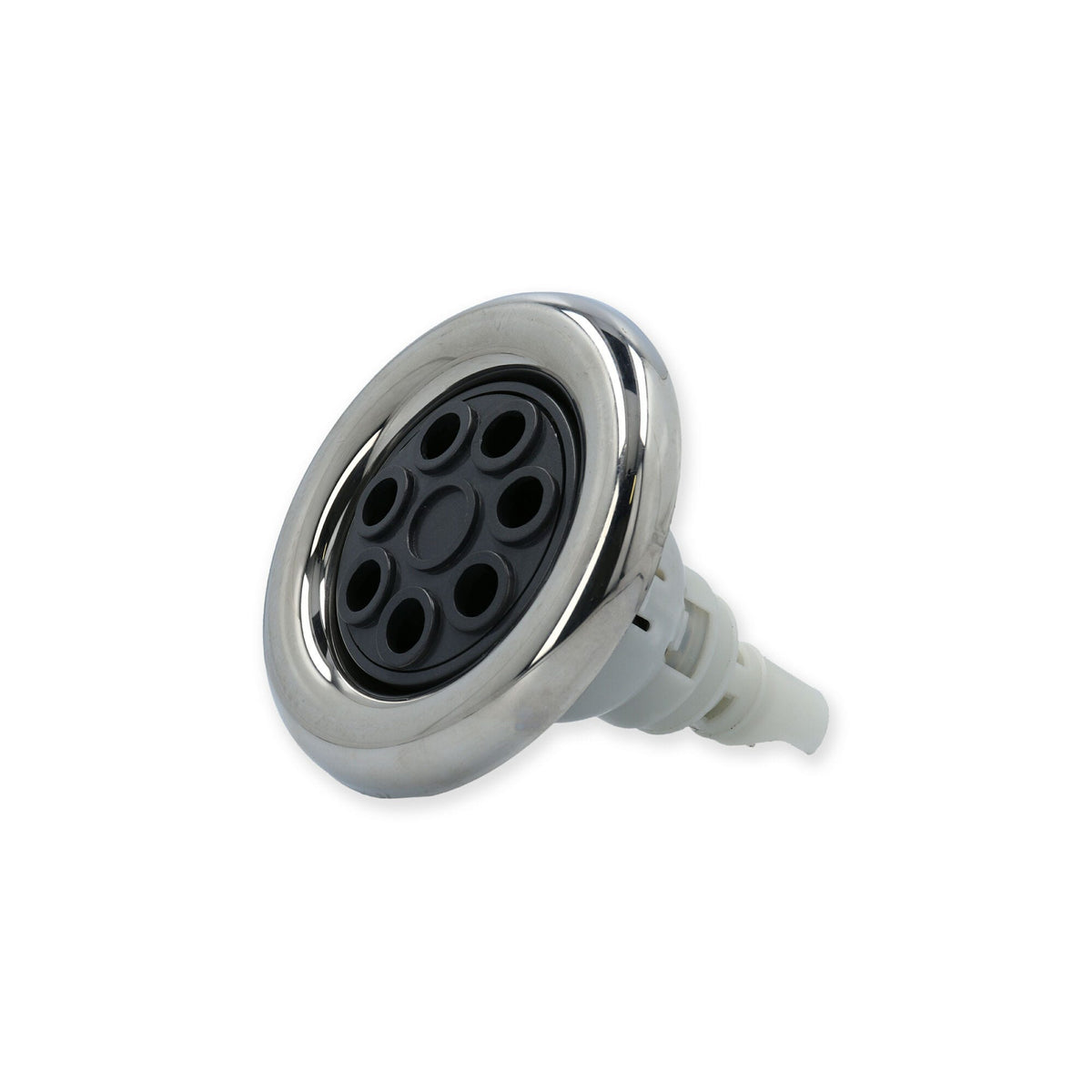 Jet Internal, CMP Hurricane 500, Twin Spin, 5" Face, Smooth, Graphite Gray w/ Stainless Escutcheon : 23552-042-000