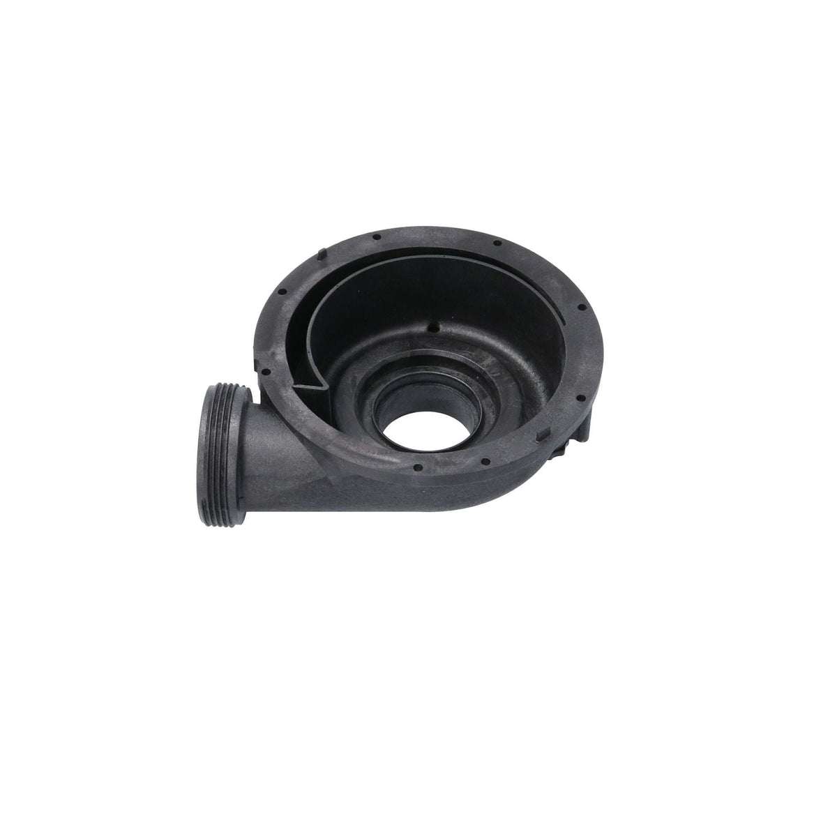 Pump Housing, Jacuzzi Piranha/Theramax/Theraflo/, 2"MBT w/Plugs : 6500-546