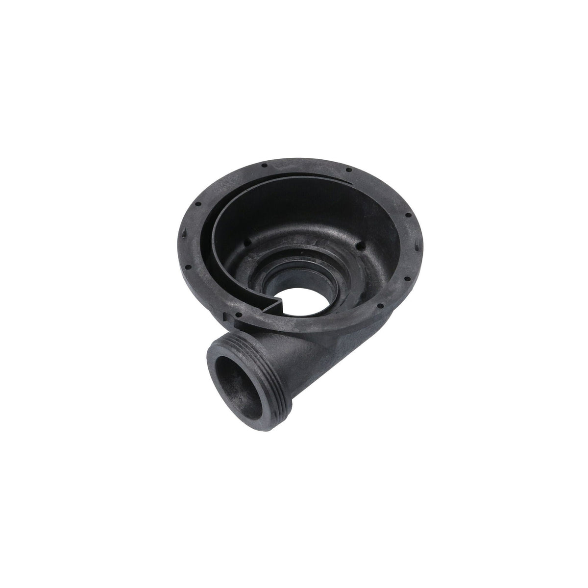 Pump Housing, Jacuzzi Piranha/Theramax/Theraflo/, 2"MBT w/Plugs : 6500-546