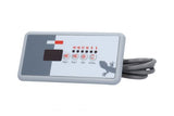 Spaside Control, Gecko TSC-18-GE1/GE2 Small Rectangle, 4-Button, LED, 1 or 2 Pump, 10' Cable : BDLTSC18PPD