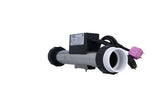 Heater Assembly, HydroQuip, Slide, 7109B, 4.0kW, 230V, 2" x 15'Long, w/2 Sensors, 24"Cord, Tailpieces : 26-85B-B00-1FP3
