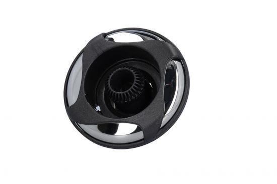 Jet Internal, Waterway, Power Storm, Directional, 5" Face, Swirl, Dark Gray/Stainless : 229-6349-DSGS