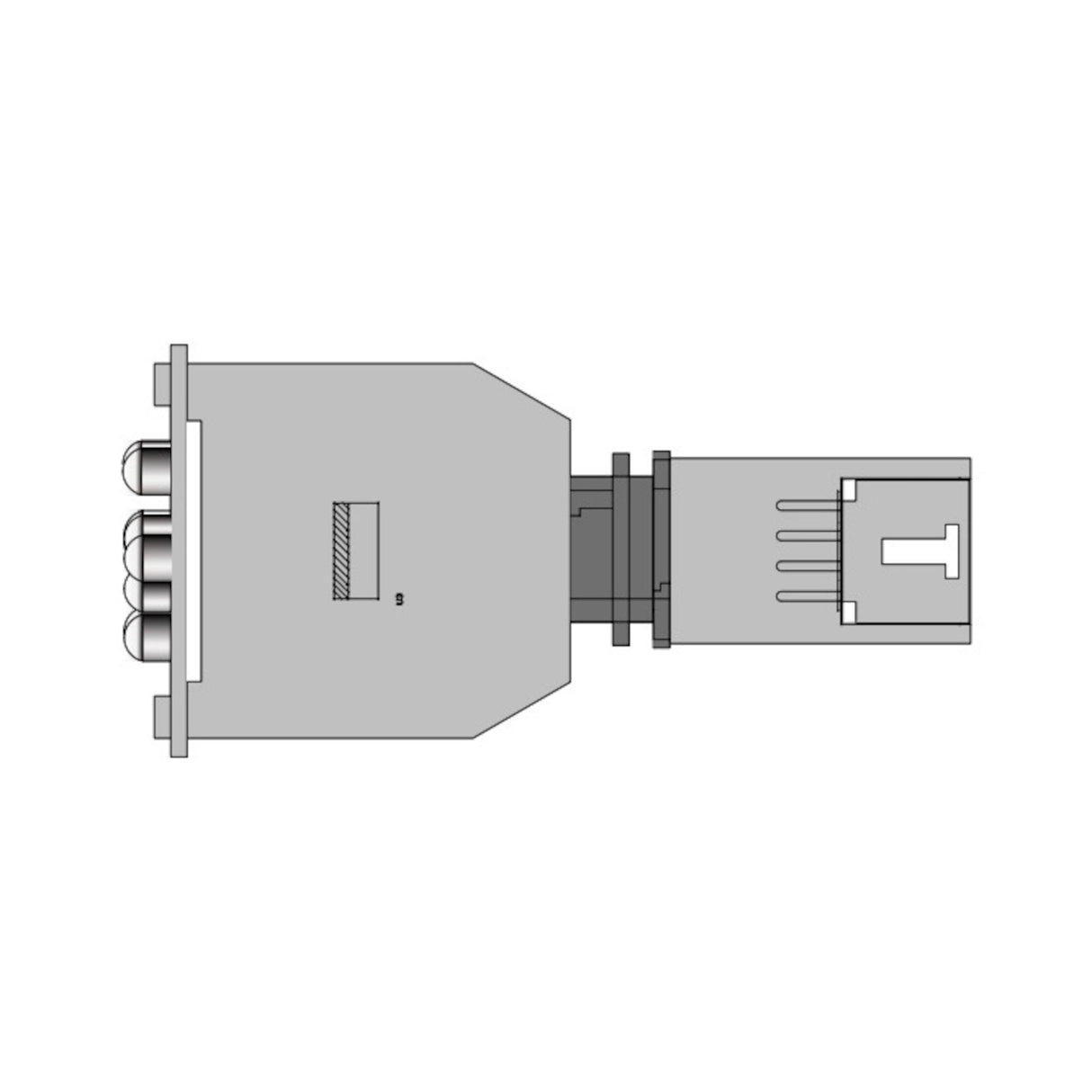 LED Light Head Controller, J&J Electronics, 9-LED Master, Supports up to 16 points of light. 12V AC/DC : LSL9-2-LC-M