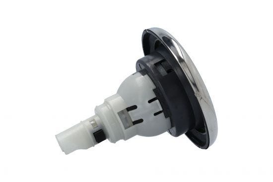 Jet Internal, CMP Hurricane 500, Twin Spin, 5" Face, Smooth, Graphite Gray w/ Stainless Escutcheon : 23552-042-000