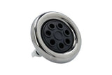 Jet Internal, CMP Hurricane 500, Twin Spin, 5" Face, Smooth, Graphite Gray w/ Stainless Escutcheon : 23552-042-000