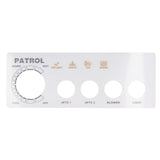 Overlay, Spaside, Presair Patrol, 4-Button, No Display, For S46010100 & S46010100-240 : 618-4