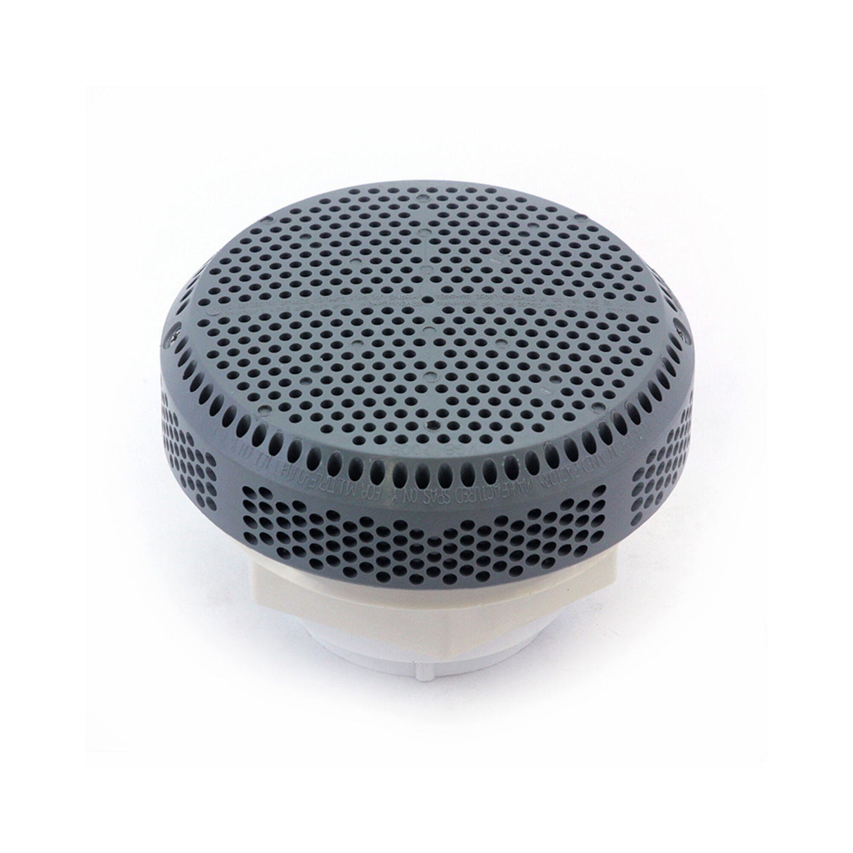 Suction Assembly, Waterway, VGB, Super Hi-Flo, 5"Dia Cover, 2" Straight Nut, Gray : 640-3787V