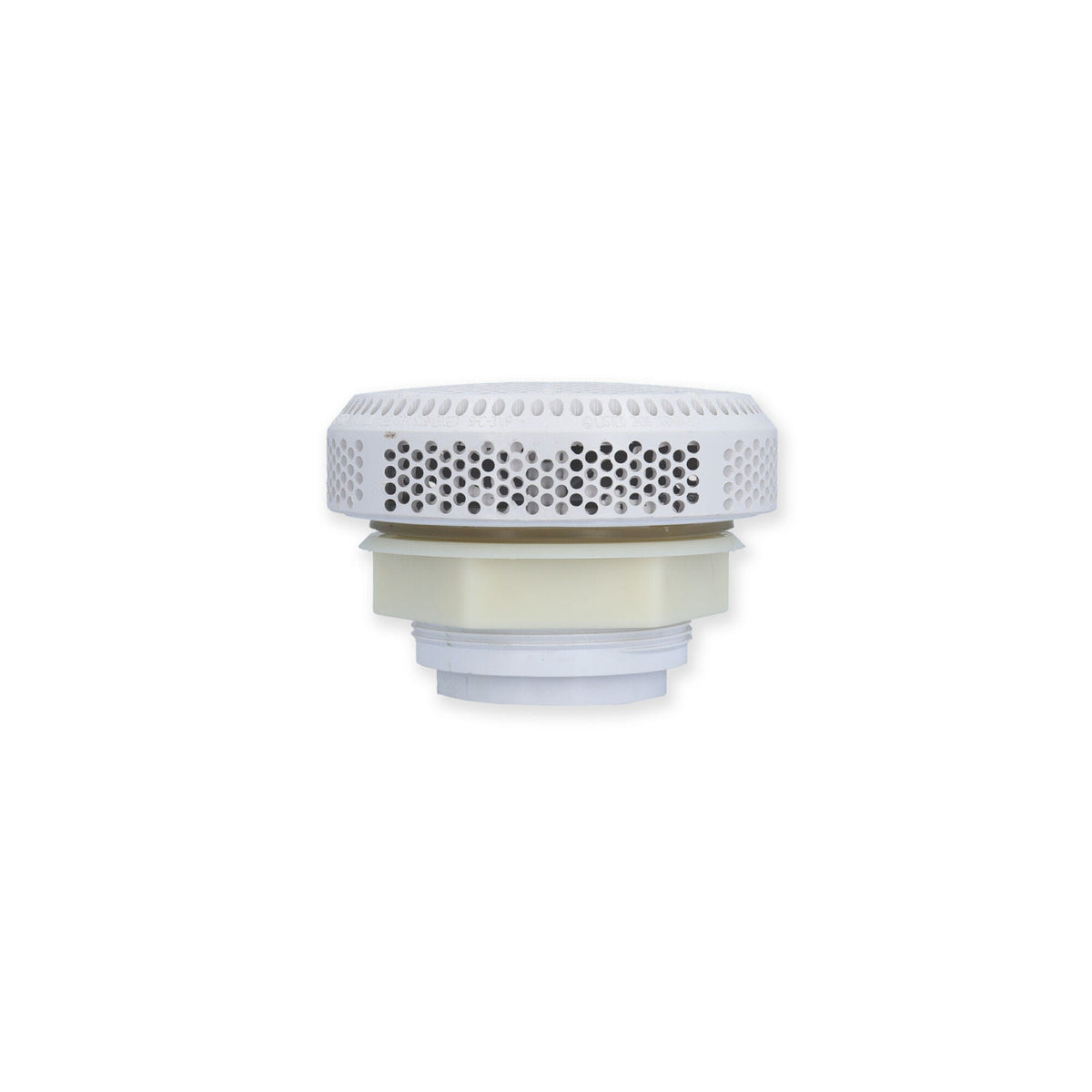 Suction Assembly, Waterway, VGB, Super Hi-Flo, 5"Dia Cover, 2" Straight Nut, White : 640-3780V