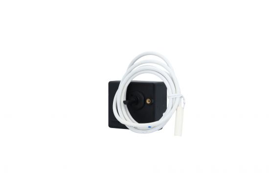 Thermostat, Tecmark, 120V, .5 Amp, 48" Cable x 5/16" Bulb, "D" Shaft, Pilot Duty : TS1000-12004OLP