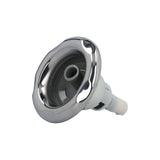 Jet Internal, Waterway Power Storm, Roto, 5" Face, 5-Scallop, Gray w/ Stainless Escutcheon : 212-5637S