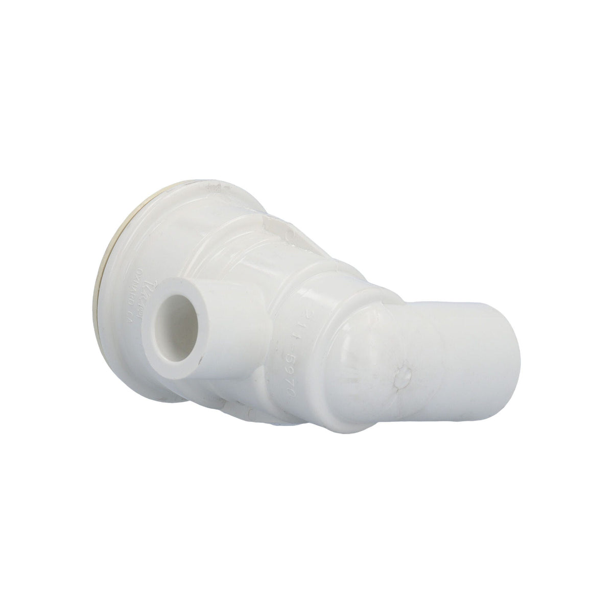 Body Assembly, Jet, Waterway Poly Jet, Ell Body, 1"S Water x 1/2"S 1"Spg Air, 2-5/8" Hole Size w/ Wall Fitting : 210-5970