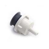 Air Injector, Waterway Top-Flo Straight, 3/8" Barb, Gray : 670-2297