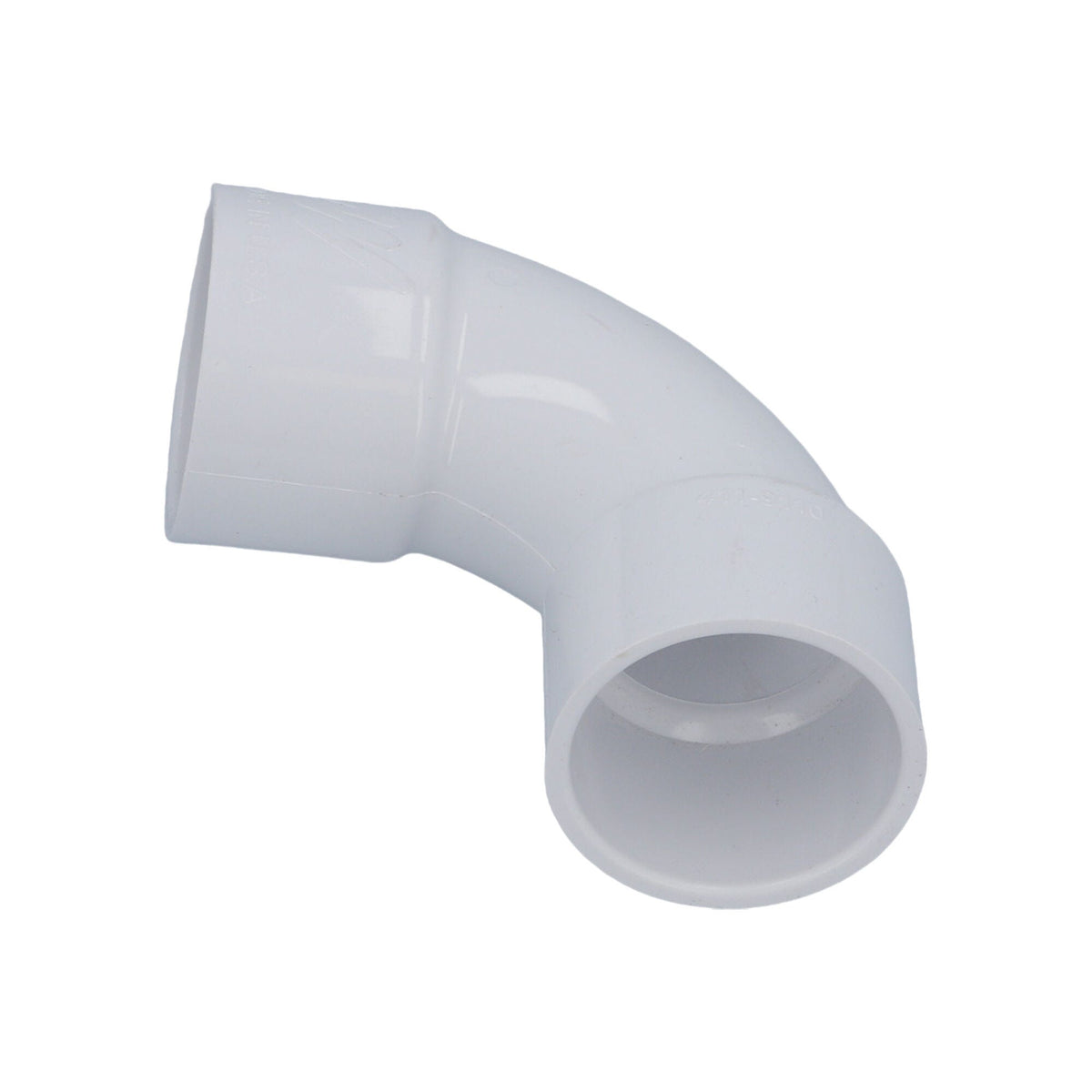 Fitting, PVC, Ell, 90°, Sweep, Slip, 1-1/2"S x 1-1/2"S : 411-9110