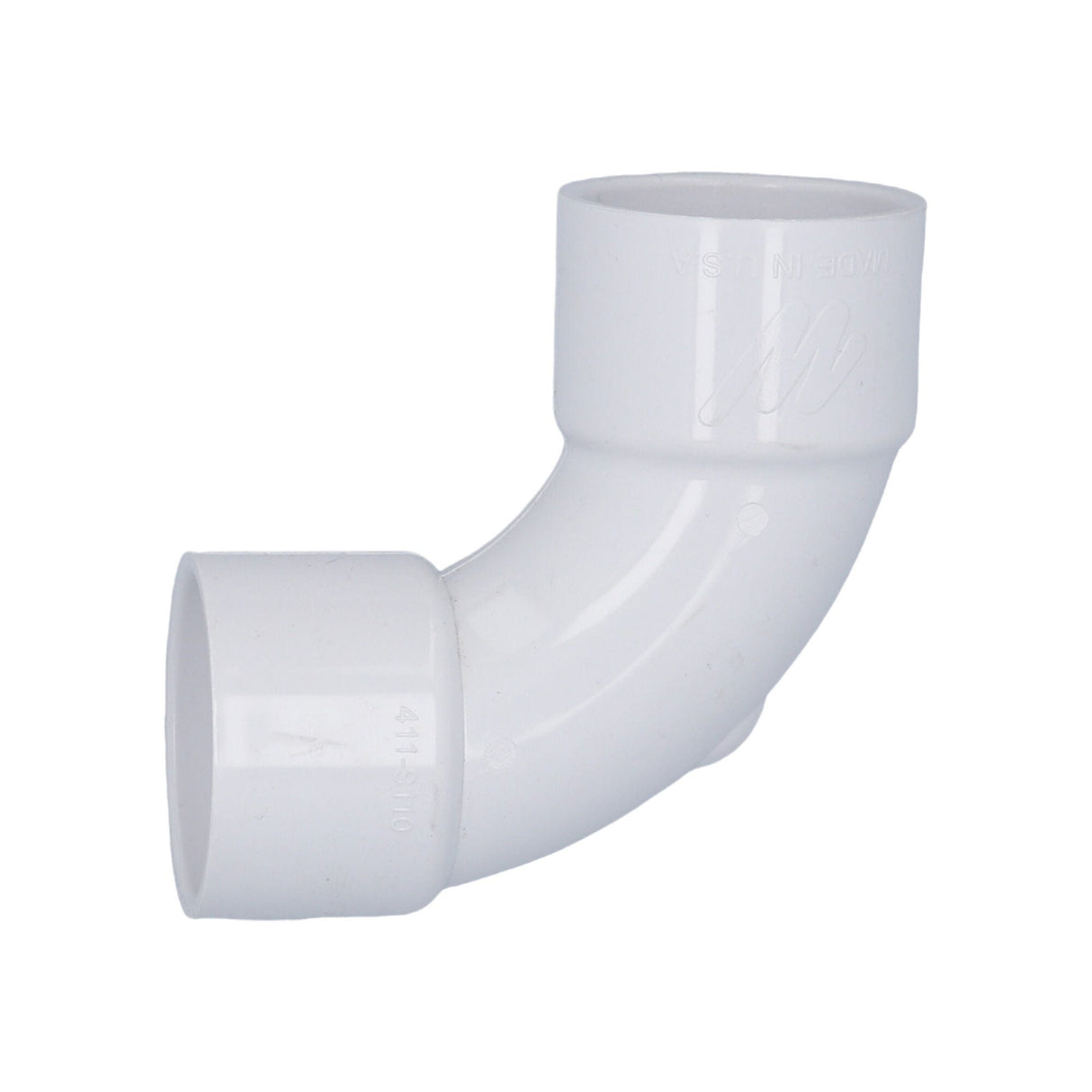 Fitting, PVC, Ell, 90°, Sweep, Slip, 1-1/2"S x 1-1/2"S : 411-9110