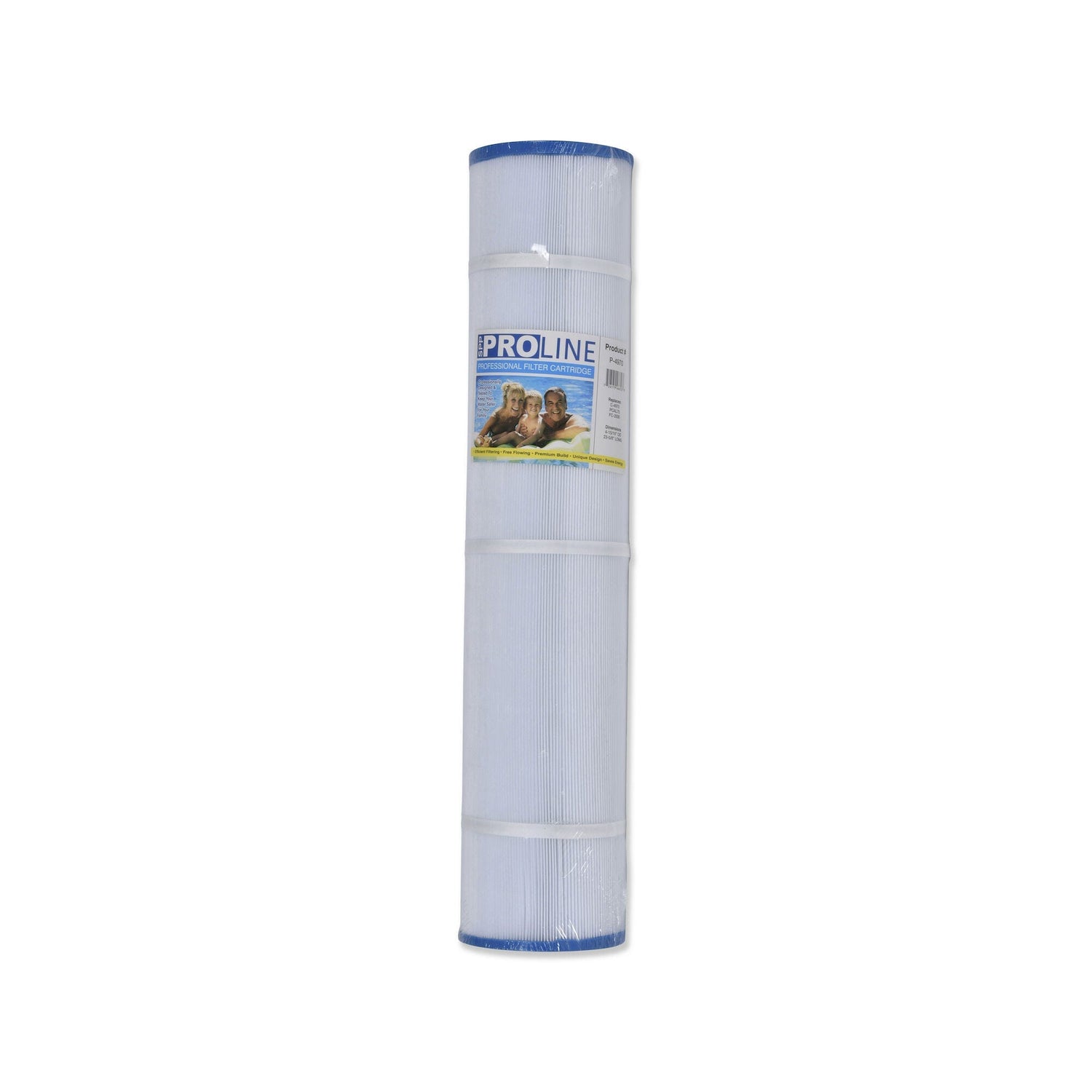 Filter Cartridge, Proline, Diameter: 4-15/16", Length: 23-5/8", Top: 2-1/8" Open, Bottom: 2-1/8" Open, 75 sq ft : P-4970