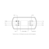 Spaside Control, Gecko, 10-Button, in.k800-CLEAR and Overlay GE1 : 0607-008030