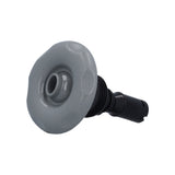 Jet Internal, Rising Dragon Quantum, 2-1/2" Face, Screw In, Directional, Smooth Gray w/ Stainless Escutcheon : RD203-2317S