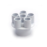 Manifold, PVC, Waterway, 2"S x 6 3/4"S Ports : 672-4260