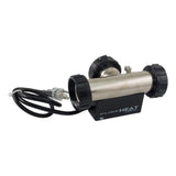 Bath Heater, HydroQuip T-Style w/Pressure Switch, 1.5KW, 115V, 1-1/2", 5.5" Length, NEMA Cord : PH100-15UP-S