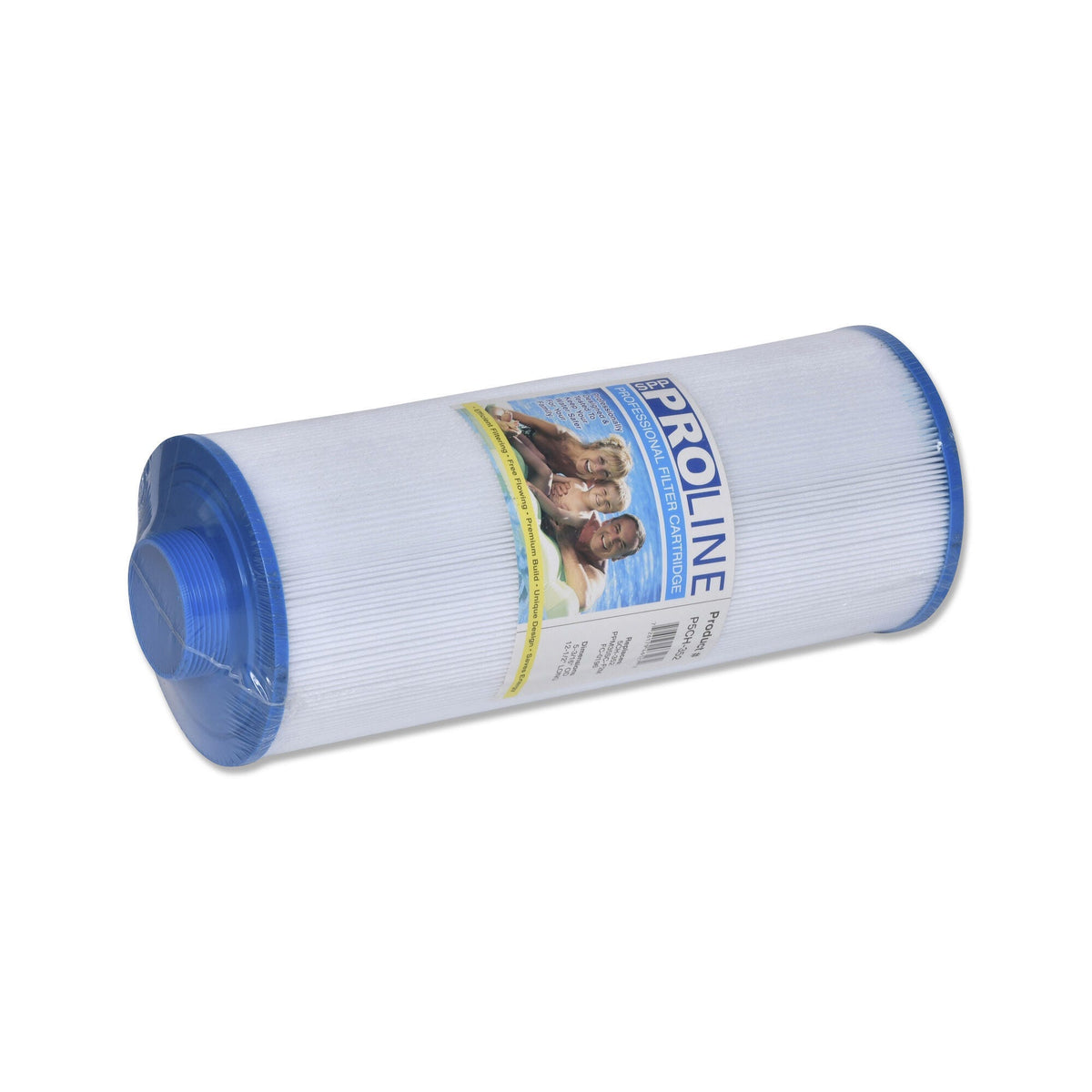 Filter Cartridge, Proline, Diameter: 5-3/16", Length: 12-1/2", Top: Handle, Bottom: 2" MPT, 35 sq ft : P5CH-352