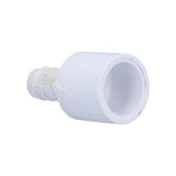 Fitting, PVC, Ribbed Barb Adapter, 3/8"RB x 1/2"Spg : 425-0210