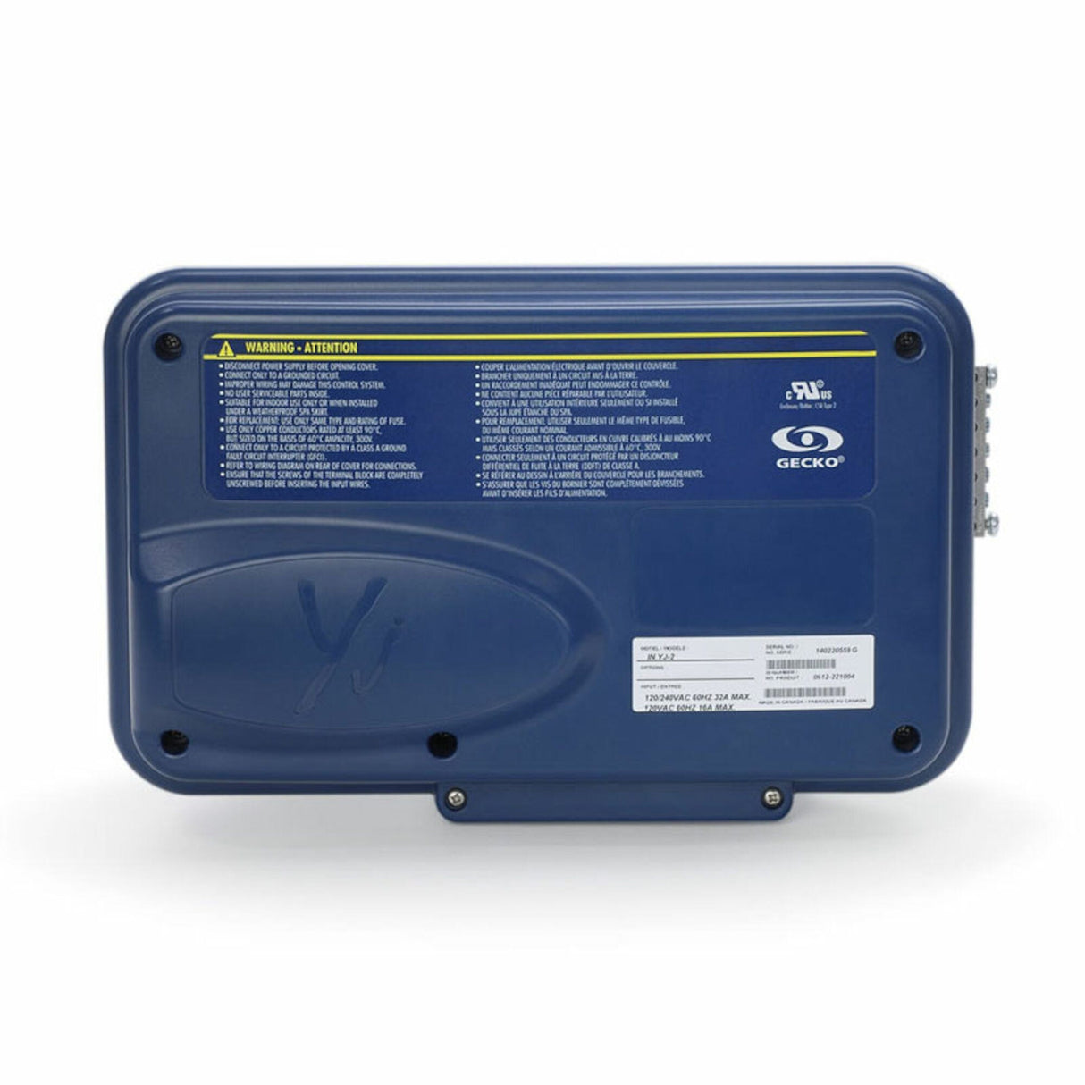 Control System, Box Only, Less Heater, IN.YJ-3-QC-V3-GD1, in.yj supports 3 configurable outputs : 0612-221041-431