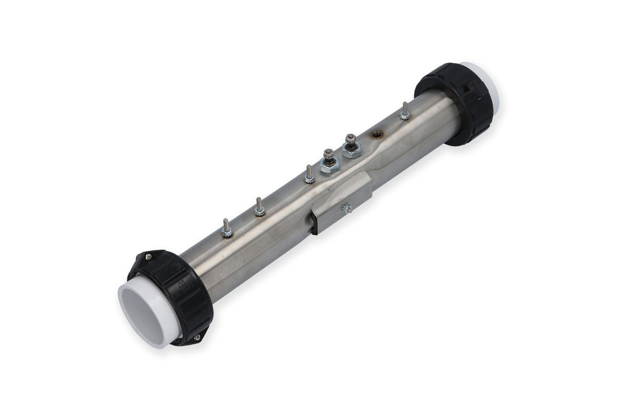 Heater Assembly, Gecko MSPA, 5.5kW, 230V, 2" x 15"Long w/External T-Well, Pressure Tap : C2550-0601ET