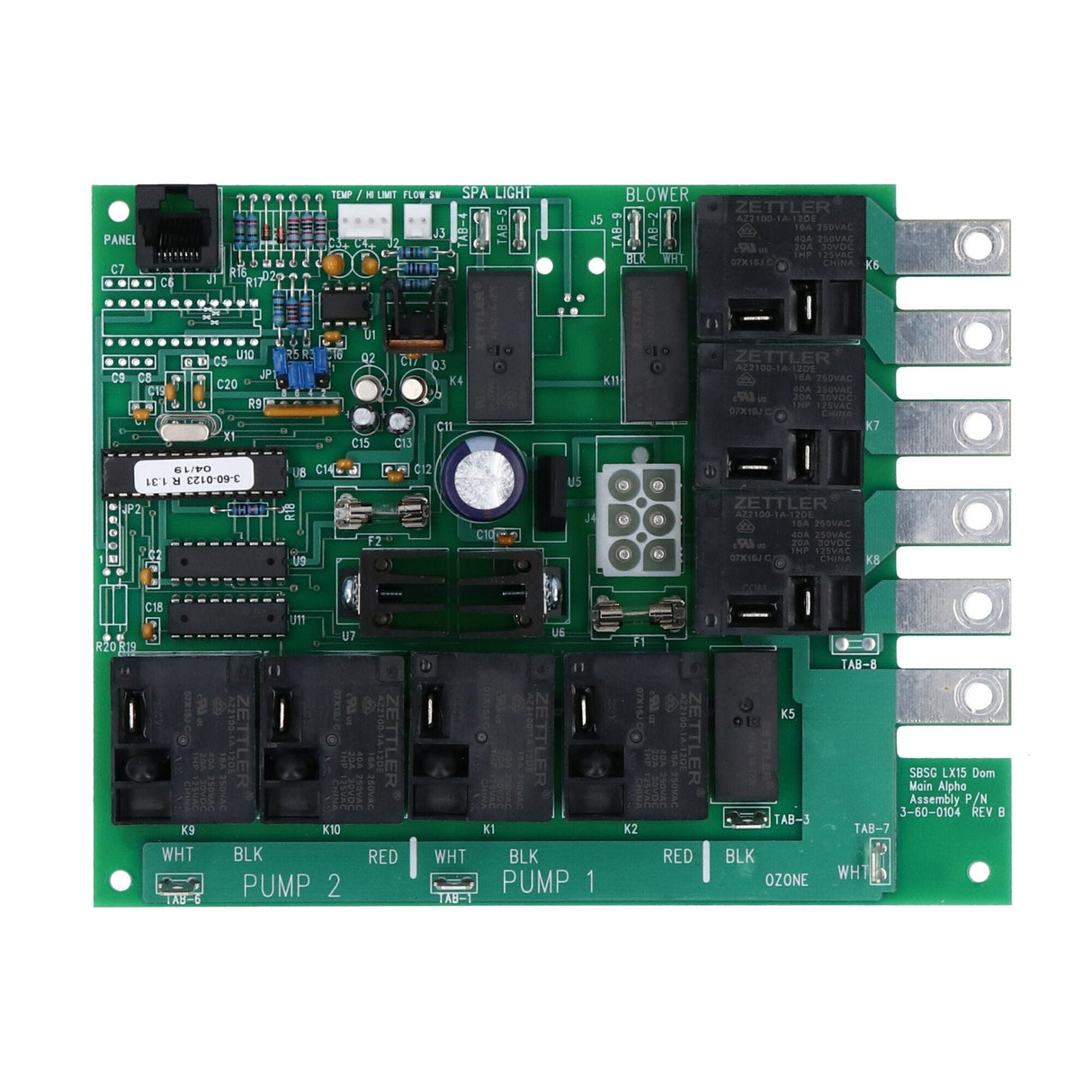 Circuit Board, Len Gordon, LX-15, Rev1.31, SBSG, Pre2001, No Circ : 3-60-0104