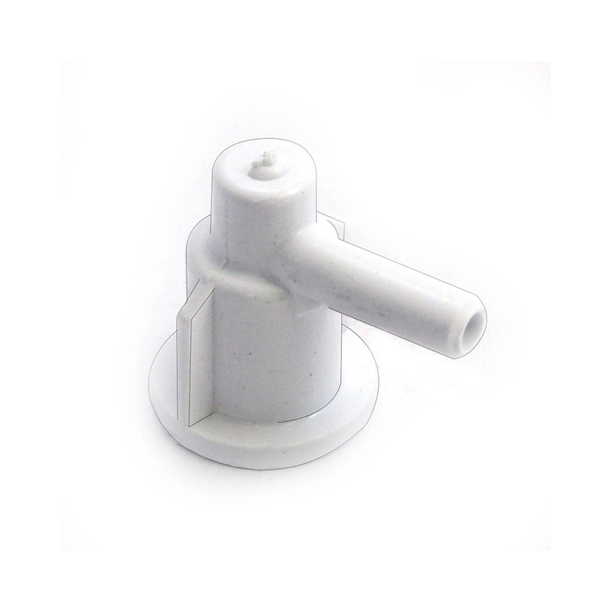 Body, Air Injector, Waterway Lo-Profile, 3/8" Barb : 672-2200