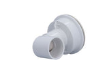 Jet Assembly, Waterway, Old Faithful, Directional, 1/2" Slip Air x 2" Slip Water, 90 Degree Body, 5-Scallop , White : 210-7440