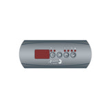 Overlay, Spaside, Gecko IN.K200-GE2, 4-Button, Pump1-Light-Up-Down, For 0607-008004 : 9916-101203