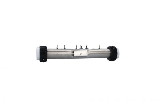 Heater Assembly, Gecko MSPA, 5.5kW, 230V, 2" x 15"Long w/External T-Well, Pressure Tap : C2550-0601ET