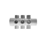 Manifold, PVC, Waterway, 1-1/2"S x 1-1/2"Spg 9 1/2"S Ports : 672-4460