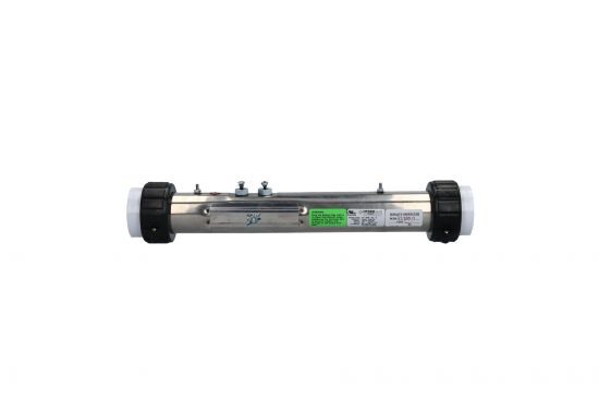 Heater Assembly, Sundance/Jacuzzi, 4.0kW, 230V, 2"x 15"Long, 2" Tailpieces : C2400-0056