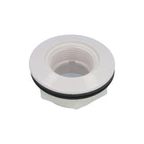 Wall Fitting, Return, Waterway, 1-1/2"FPT x 1-1/2"S w/Nut, Gasket, White : 400-9150