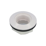 Wall Fitting, Return, Waterway, 1-1/2"FPT x 1-1/2"S w/Nut, Gasket, White : 400-9150