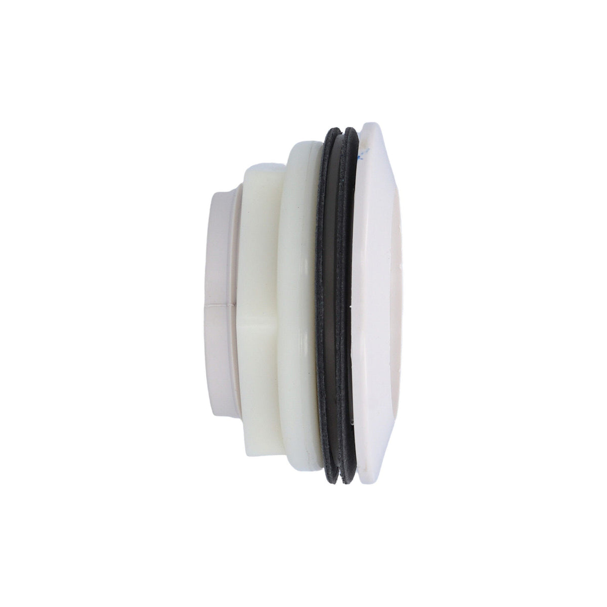 Wall Fitting, Return, Waterway, 1-1/2"FPT x 1-1/2"S w/Nut, Gasket, White : 400-9150