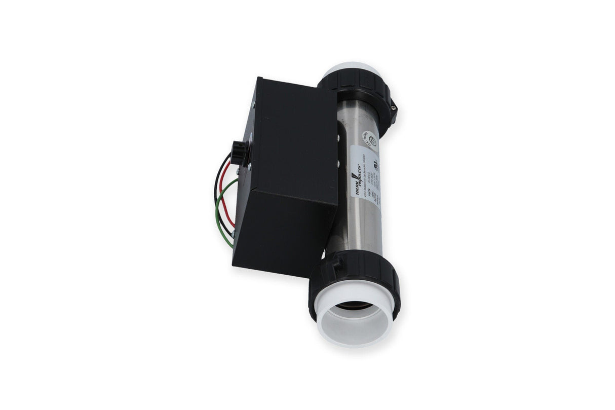 Heater Assembly, Generic, Flo-Thru, 1.5KW, 115V, 2" x 10" w/Pressure Switch, Hi-Limit & Thermostat : 20-08410