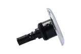 Jet Internal, Rising Dragon Quantum, 3" Face, Screw In, Pulsator, Smooth, Gray w/ Stainless Escutcheon : RD203-3427S