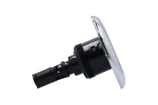 Jet Internal, Rising Dragon Quantum, 3" Face, Screw In, Pulsator, Smooth, Gray w/ Stainless Escutcheon : RD203-3427S