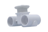 Jet Assembly, HydroAir Hydro-Jet, Extended, 1-1/2"S Water x 1-1/2"S Air, White : 10-5300-WHT